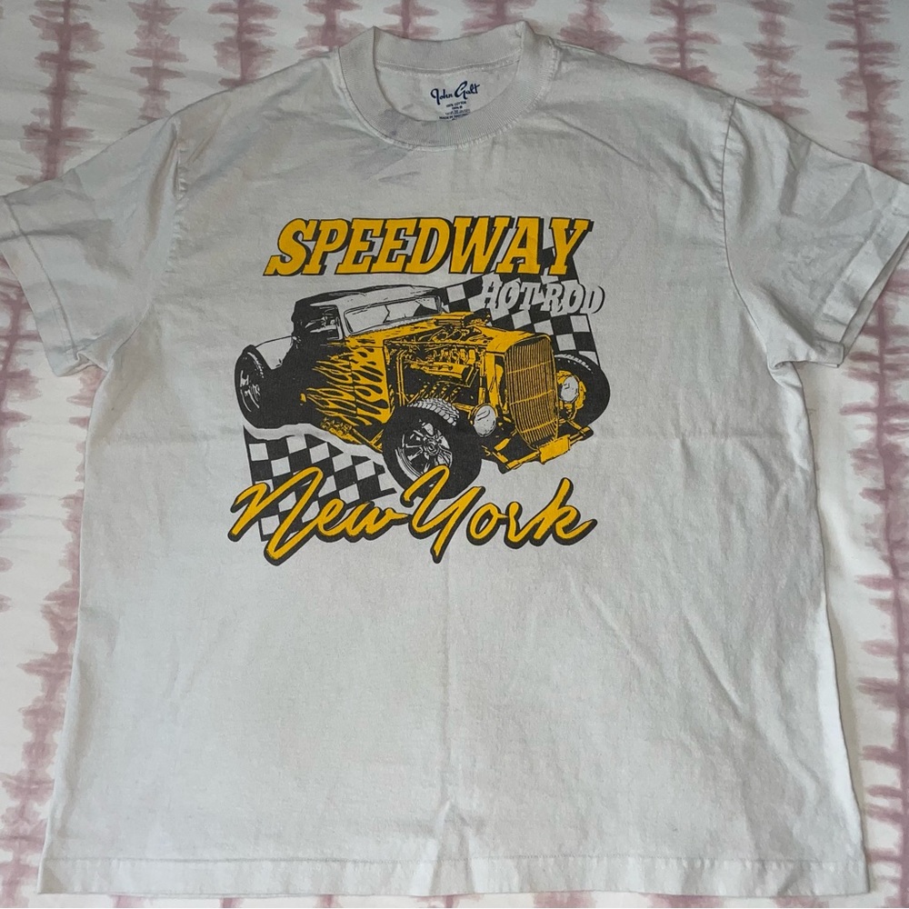 John Galt Race car Graphic Tee Speedway New York